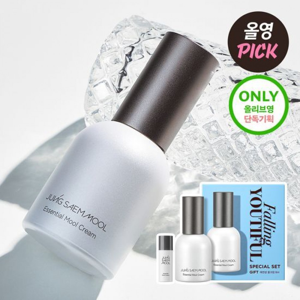 OY韓國優惠 Jung Saem Mool Essential Mool Cream 煥亮高保濕精華妝前底霜 30ml + 8ml OY韓國優惠 Jung Saem Mool Essential Mool Cream 煥亮高保濕精華妝前底霜 30ml + 8ml